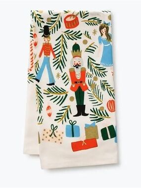 Rifle Paper Co. Christmas Tree Tea Towel NWT